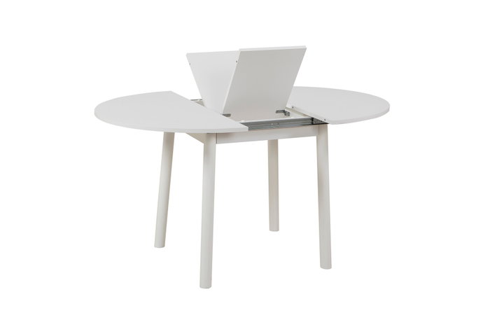 Hanah Home Oliver Mesa de Comedor Extensible Blanca Hanah Home Oliver Mesa de Comedor Extensible Blanca